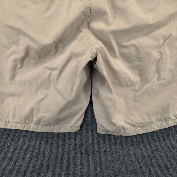 Eddie Bauer Womens Blakely Chino Shorts Tan Size 10 Slash Pockets Cotton - Picture 9 of 12